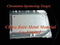 Chromium sputtering target with hole