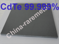 Cadmium telluride sputtering target 4N/5N