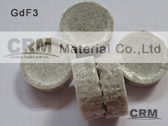 Gadolinium Fluoride Table - GdF3