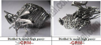 distilled scandium metal